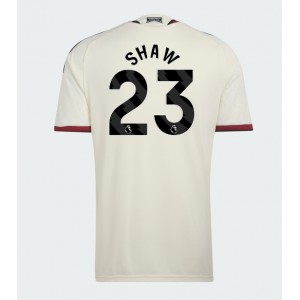 Manchester United Luke Shaw #23 Jalkapallovaatteet Kolmaspaita 2026-27 Lyhythihainen